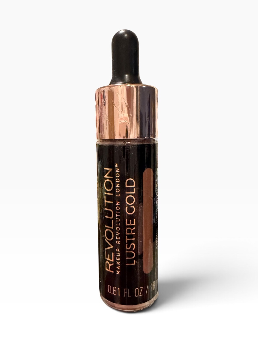 Makeup Revolution Liquid Highlighter Drops Lustre Gold New⁠
